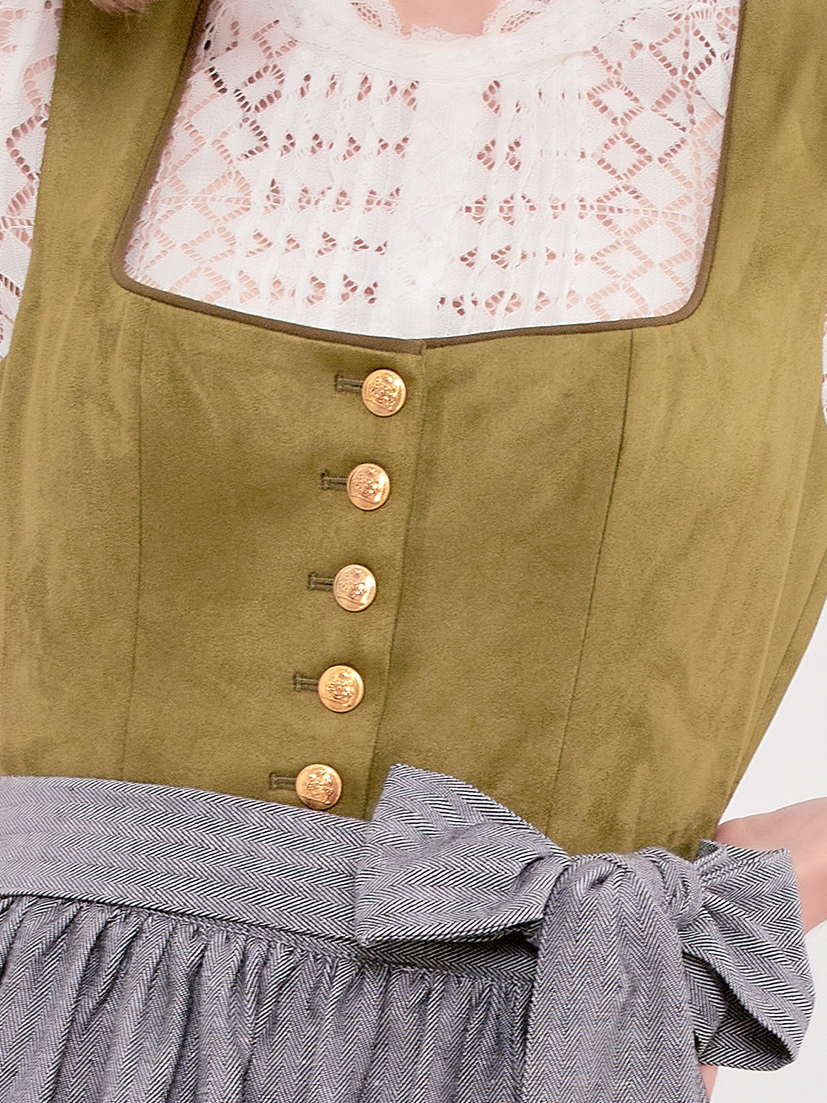 Modernes Dirndl in Grün von Ja Mei