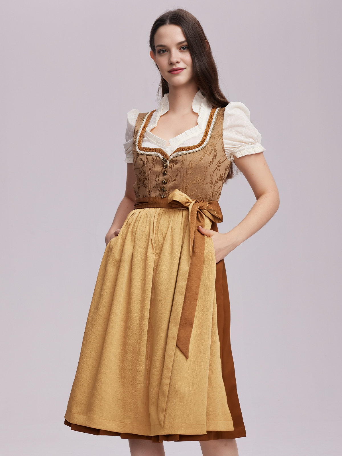 Dirndl in leuchtendem Rot