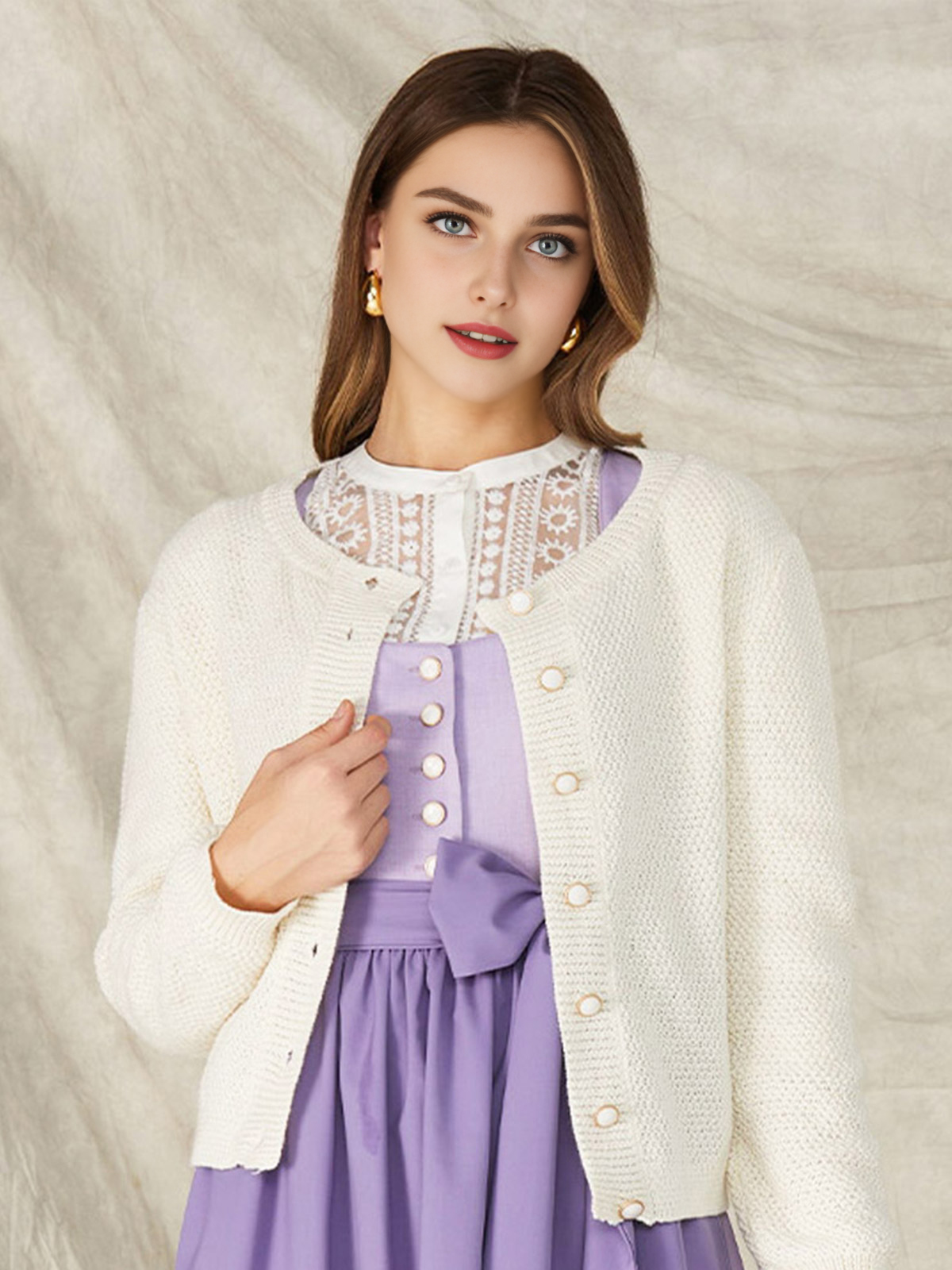 Dirndl 50cm in Weiß – elegant und zeitlos